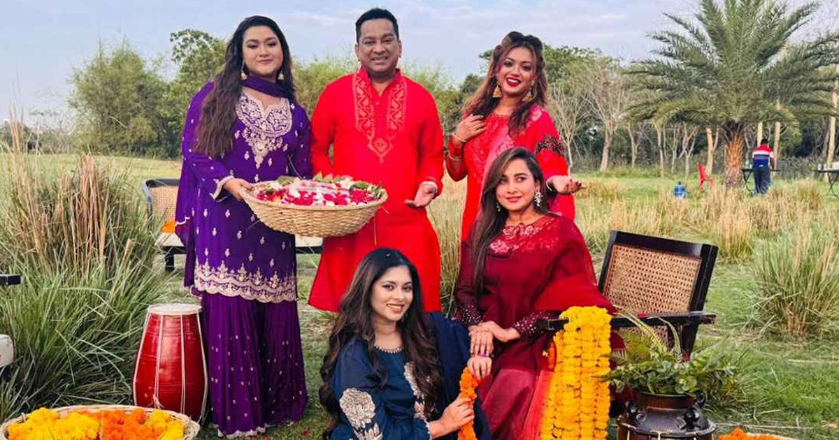 নতুন আবহে ফিরছে বৈশাখের কালজয়ী গান ‘বাজেরে বাজে ঢোল আর ঢাক’