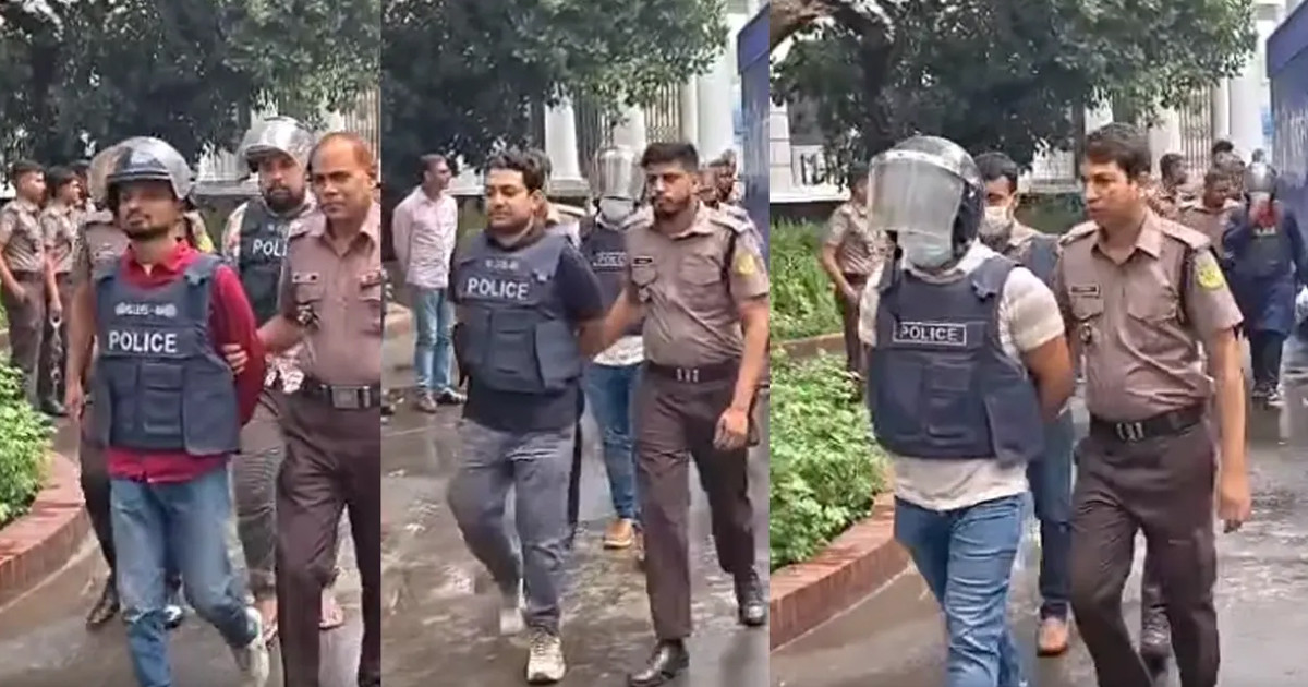 আবু সাঈদ হত্যা : ৬ আসামিকে আনা হলো ট্রাইব্যুনালে, নিরাপত্তা জোরদার