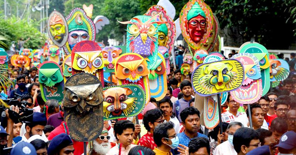 মুখোশ পরে বৈশাখী শোভাযাত্রায় অংশগ্রহণ নিষিদ্ধ