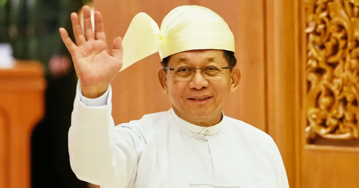 মিয়ানমারের প্রেসিডেন্ট হিসেবে শপথ নিলেন মিন অং হ্লাইং