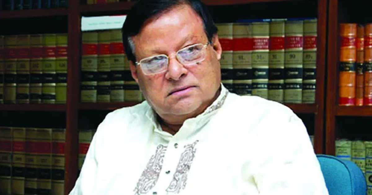 সাবেক আইনমন্ত্রী শফিক আহমেদ মারা গেছেন