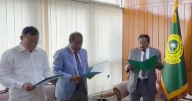 শপথ নিলেন নবনির্বাচিত দুই সংসদ সদস্য