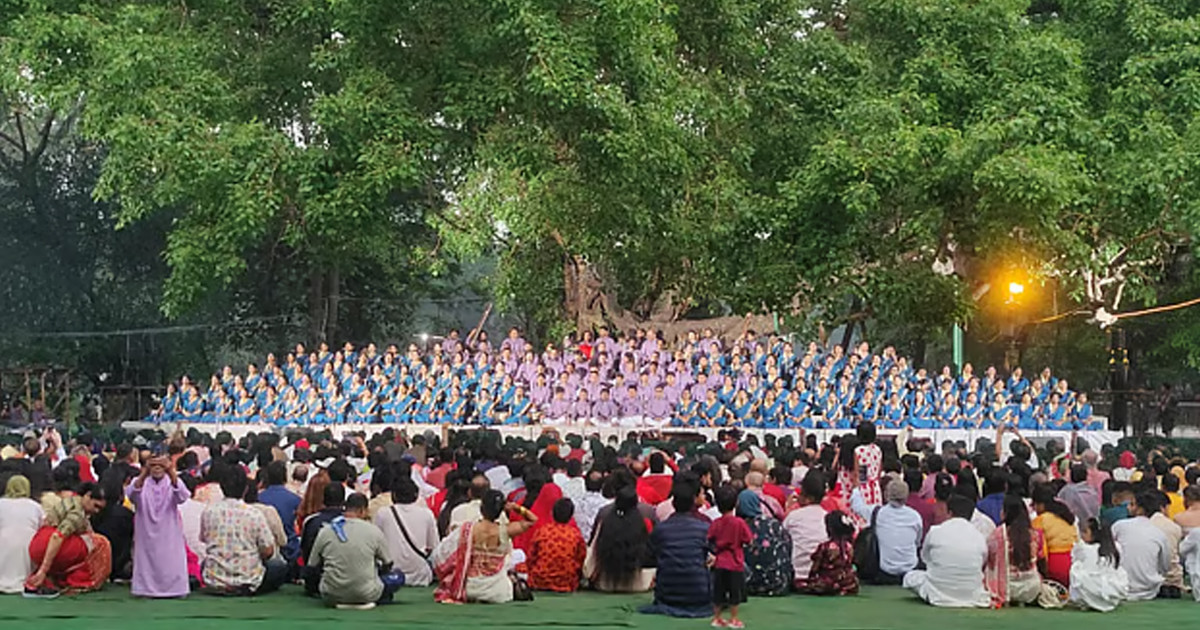 রমনার বটমূলে ছায়ানটের বর্ষবরণ অনুষ্ঠান শুরু