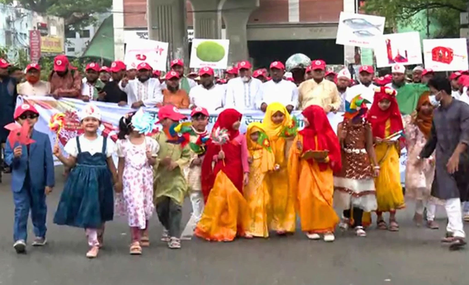 রাজধানীতে জামায়াতের বৈশাখী শোভাযাত্রা