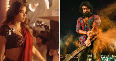 দ্বন্দ্বে বন্ধ রাম চরণ-জাহ্নবীর সিনেমার শুটিং