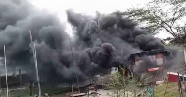 বিএসএফ ক্যাম্পে আগুন, একজনের মৃত্যু