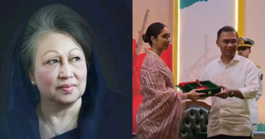 বেগম খালেদা জিয়ার পক্ষে স্বাধীনতা পুরস্কার গ্রহণ করলেন জাইমা রহমান