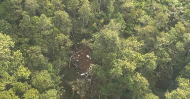 ইন্দোনেশিয়ায় যাত্রীবাহী হেলিকপ্টার বিধ্বস্ত, নিহত সবাই