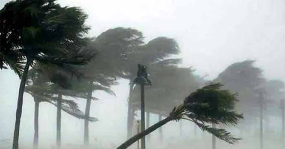 রাতে ৫ অঞ্চলে ঝড়ের শঙ্কা