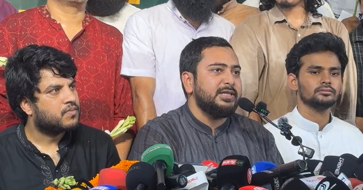 তেলের সংকট নিয়ে সরকার প্রথম থেকেই নাটক করেছে: নাহিদ ইসলাম