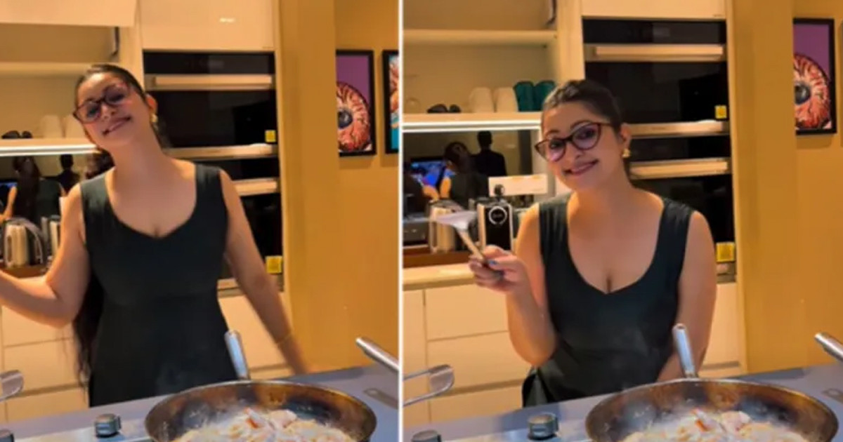 নাচতে নাচতে চিংড়ি রান্নার পরীমণির ভিডিও ভাইরাল