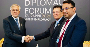 শান্তি প্রতিষ্ঠায় পাকিস্তানের কূটনৈতিক তৎপরতার প্রশংসা বাংলাদেশের