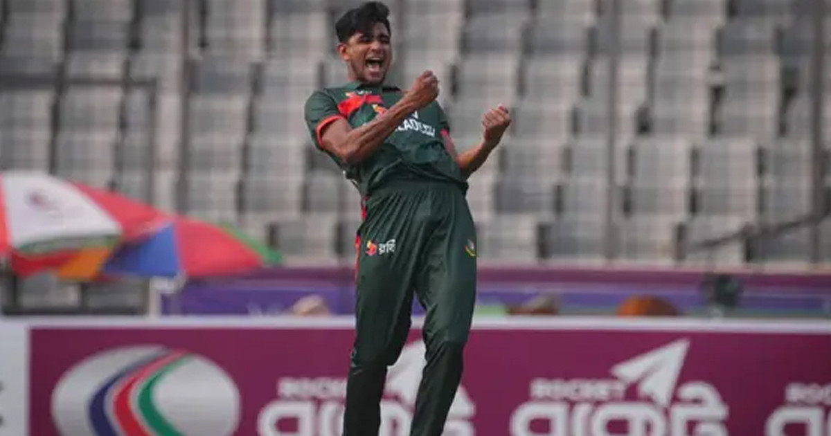 নাহিদের জোড়া আঘাত, চাপে নিউজিল্যান্ড