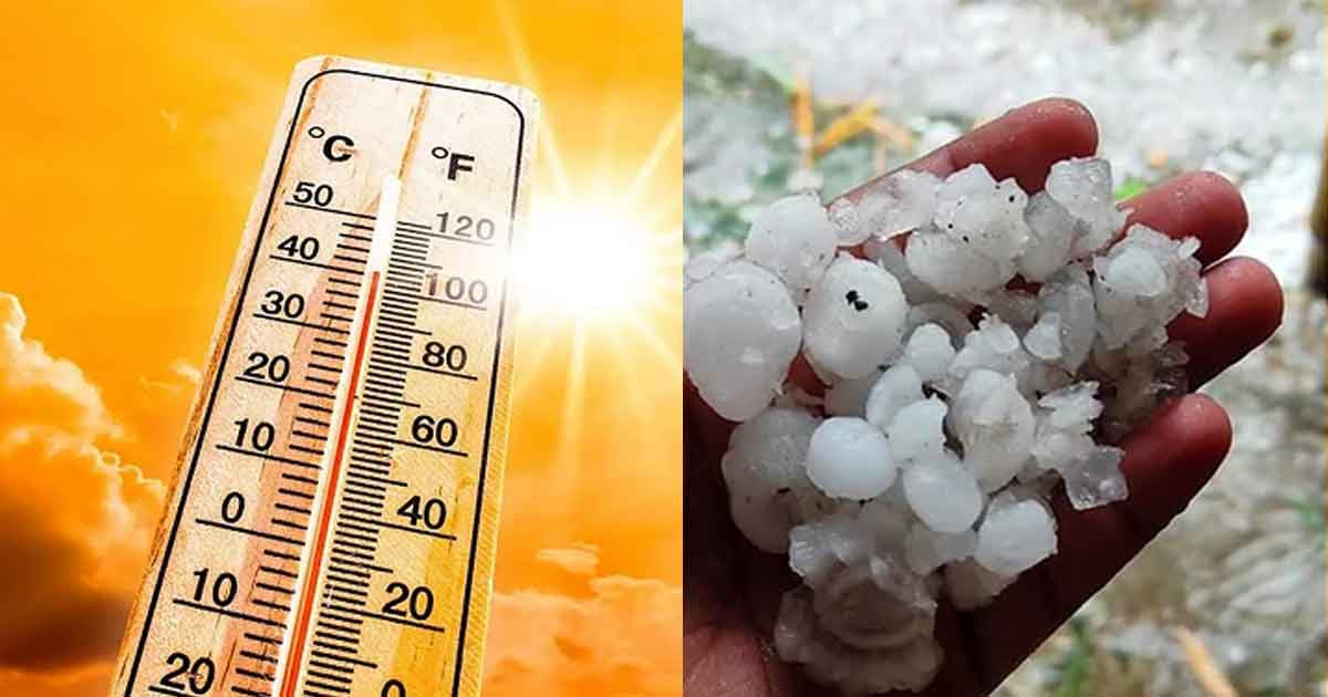 ৯ জেলায় মাঝারি তাপপ্রবাহ, ৫ বিভাগে শিলাবৃষ্টির পূর্বাভাস