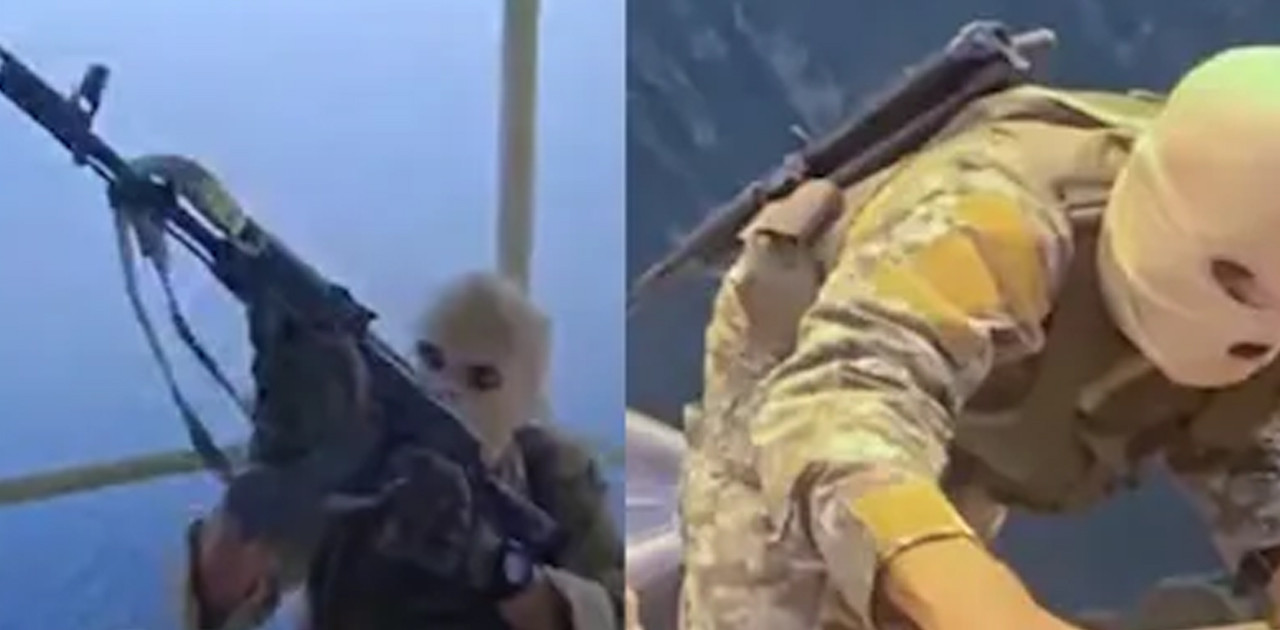 দুর্ধর্ষ কায়দায় ভারতগামী জাহাজ জব্দ ইরানি বাহিনীর, ভিডিও ঘিরে চাঞ্চল্য