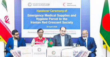 ইরানের পাশে বাংলাদেশ, জরুরি ঔষধ হস্তান্তর