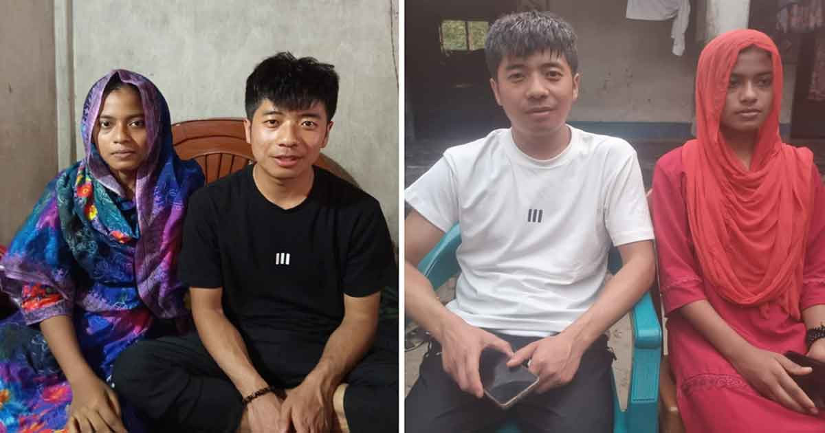 প্রেমের টানে চীন থেকে এসে তরুণীকে বিয়ে