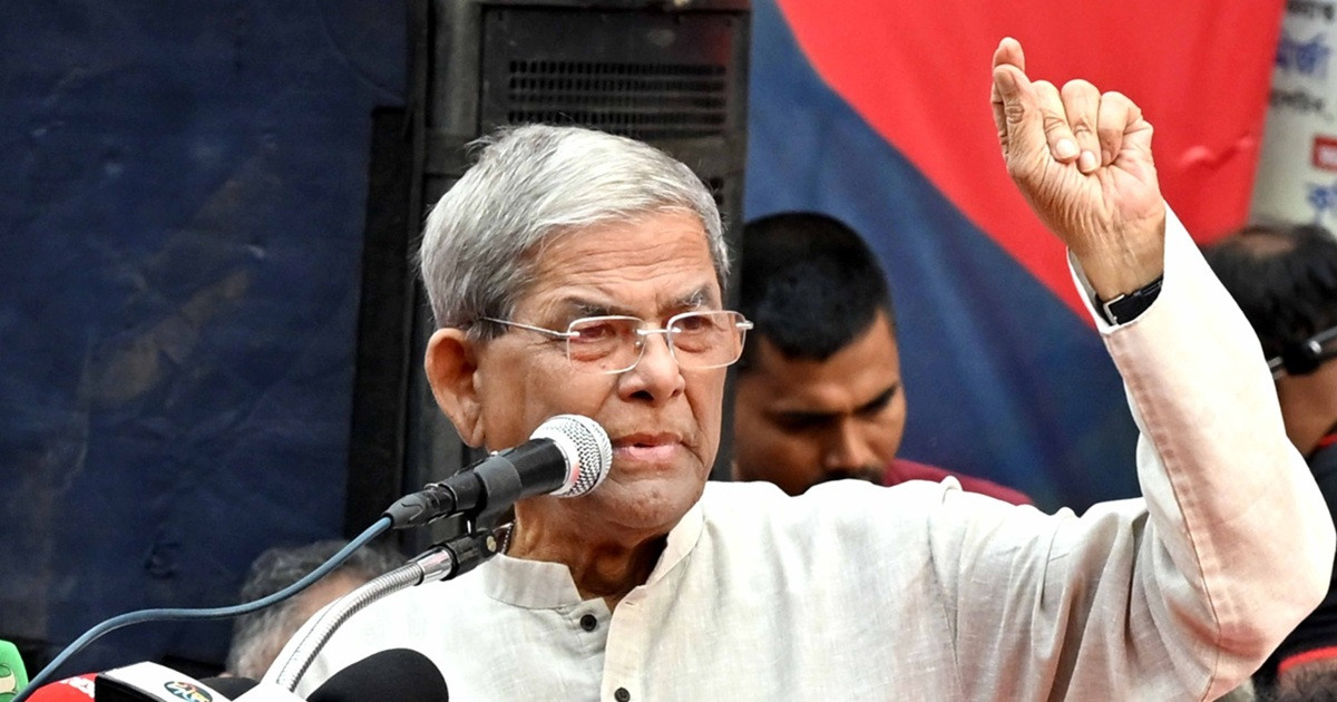 জামায়াত আমিরের ‘ইলেকশন ইঞ্জিনিয়ারিং’ বক্তব্যের কড়া প্রতিক্রিয়া মির্জা ফখরুলের