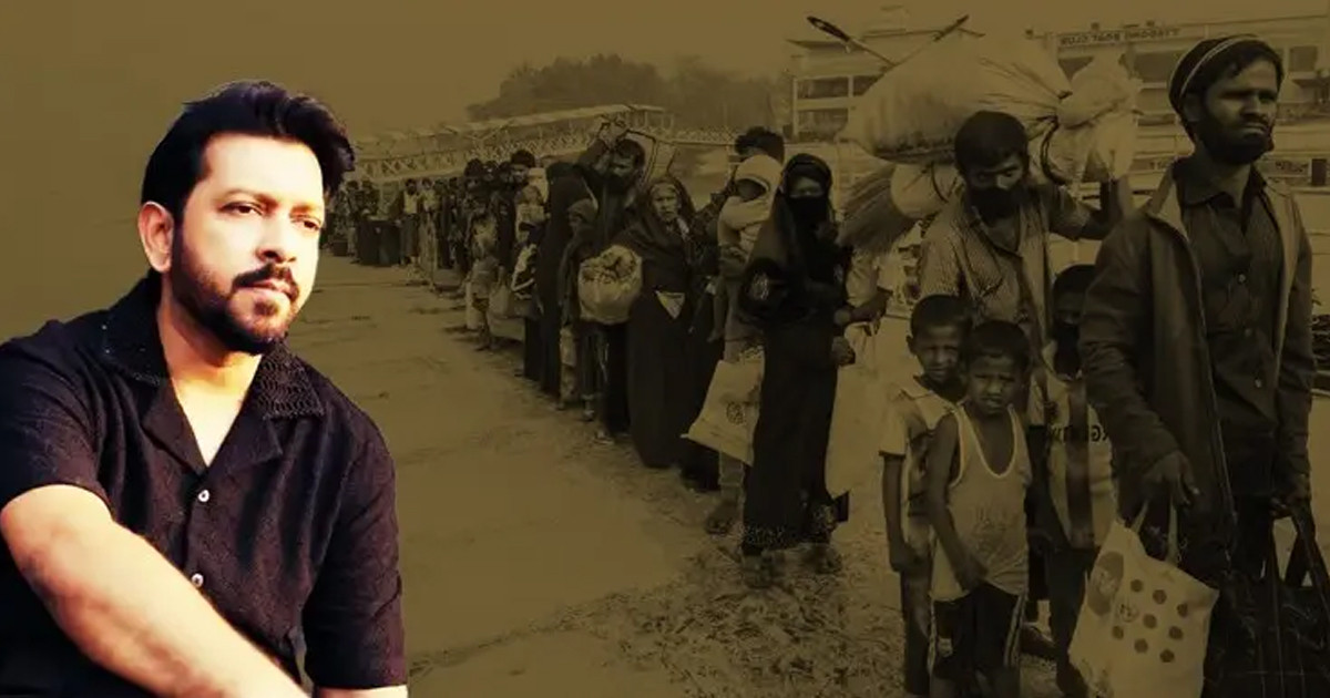 রোহিঙ্গা পরিবারের সঙ্গে কথা বলে প্রাণ কেঁদেছে তাহসানের