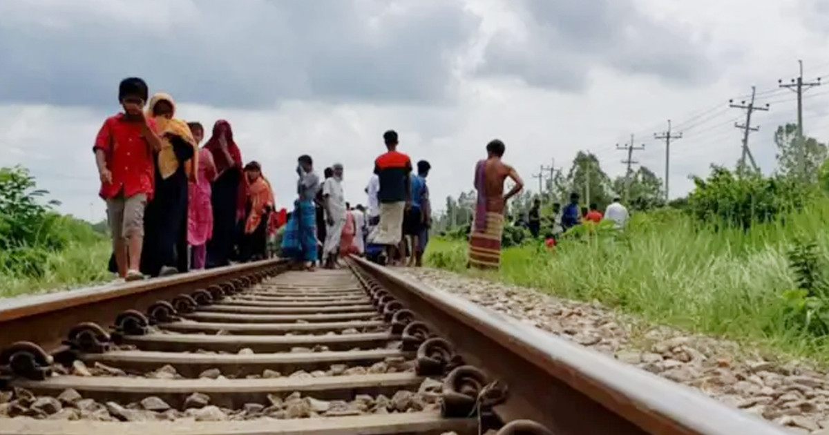 নড়াইলে ট্রেনে কাটা পড়ে প্রাণ গেল নারী ও শিশুর