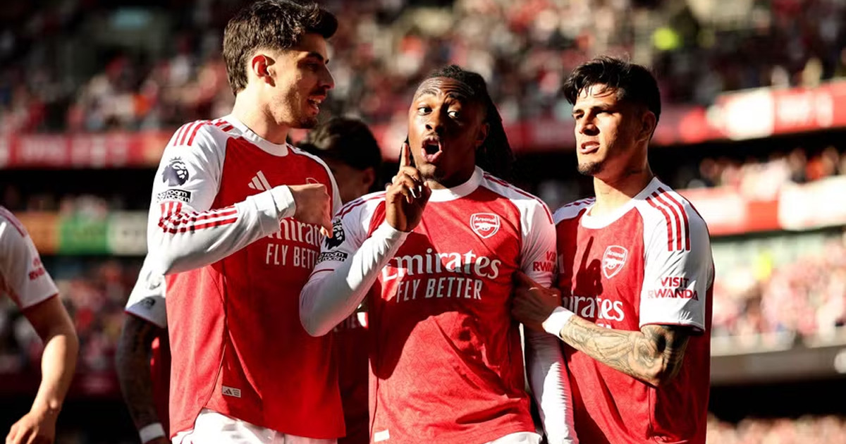 নিউক্যাসলকে হারিয়ে আবারও প্রিমিয়ার লিগের শীর্ষে আর্সেনাল