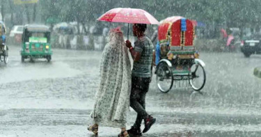 রাজধানীতে বৃষ্টি, জনজীবনে স্বস্তি