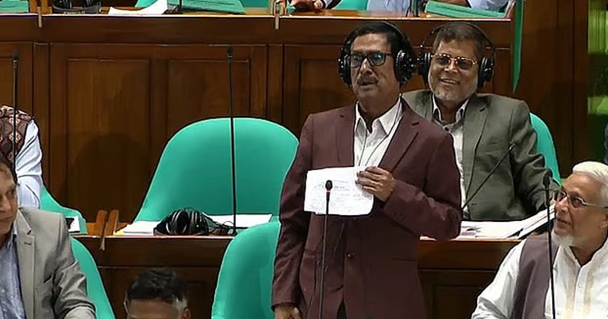 ফজলুর রহমানের যেসব কথায় ১০ মিনিট অচল সংসদ