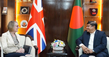প্রতিরক্ষা উপদেষ্টার সঙ্গে ব্রিটিশ হাইকমিশনারের সাক্ষাৎ