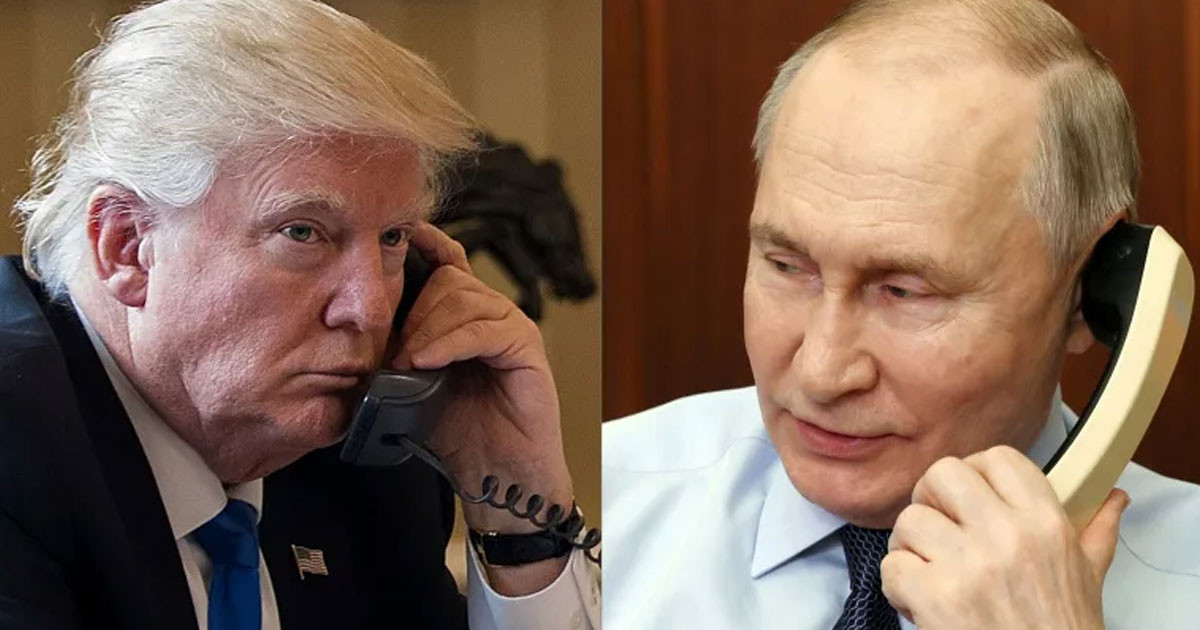 ইরান ও ইউক্রেন ইস্যুতে পুতিন–ট্রাম্প ফোনালাপ: ক্রেমলিন