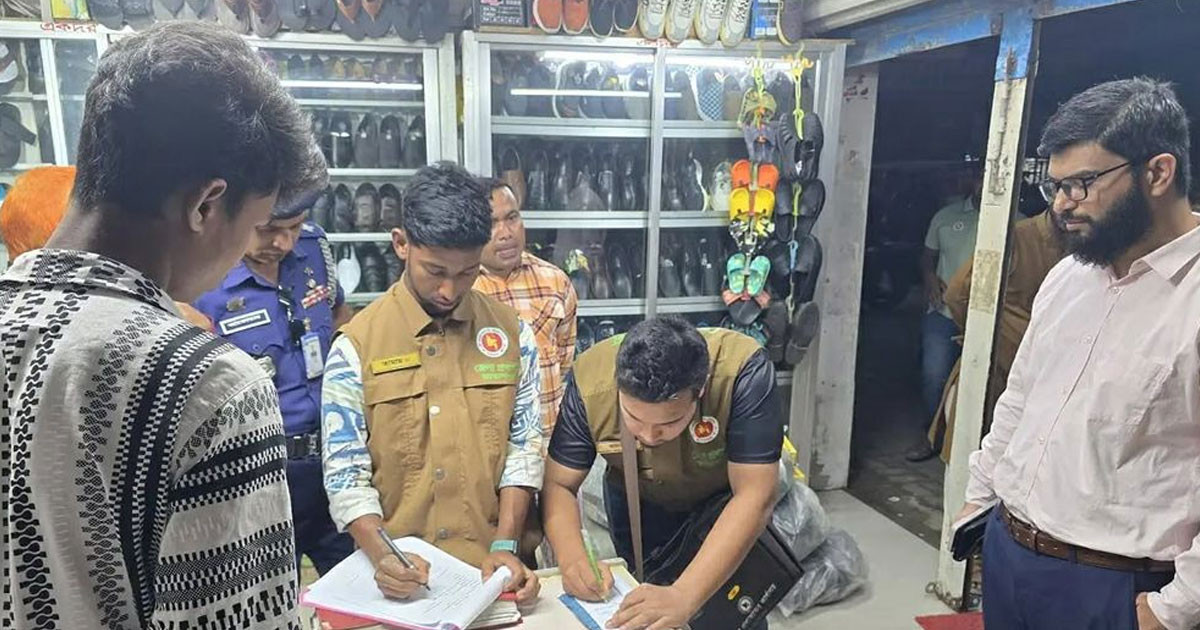 সন্ধ্যা ৬টার পর দোকান খোলা রাখায় ৩ প্রতিষ্ঠানকে জরিমানা