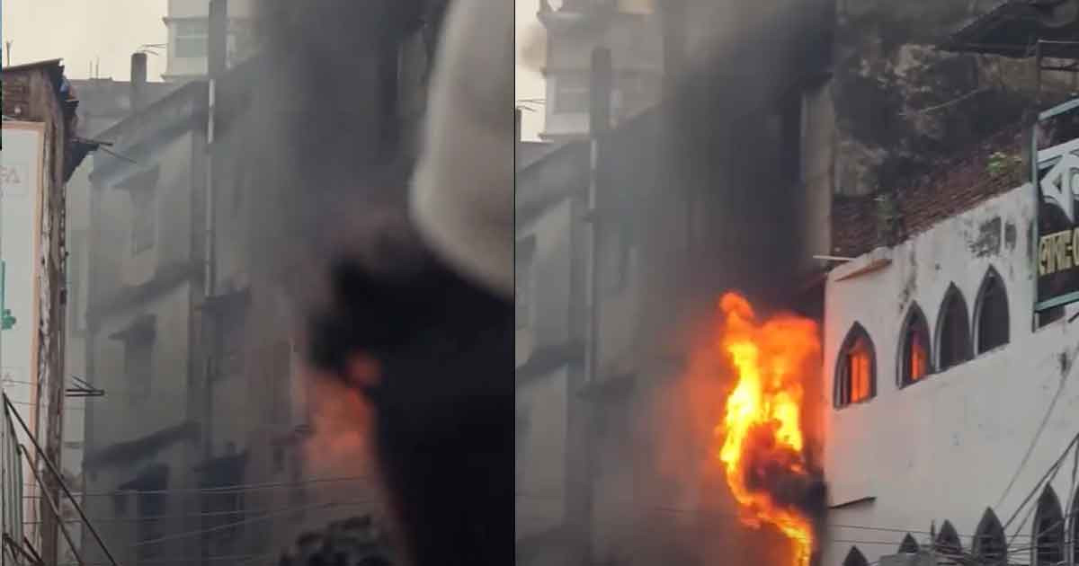 গুলিস্তানে জুতার কারখানায় আগুন