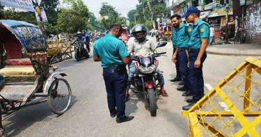 ট্রাফিক আইন লঙ্ঘনে একদিনে ডিএমপির ১৩৫৭ মামলা
