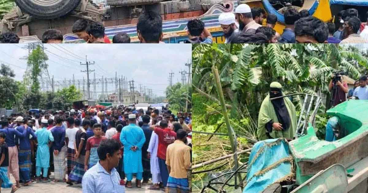 ময়মনসিংহে অটোরিকশা-ট্রাক সংঘর্ষে নিহত ৩