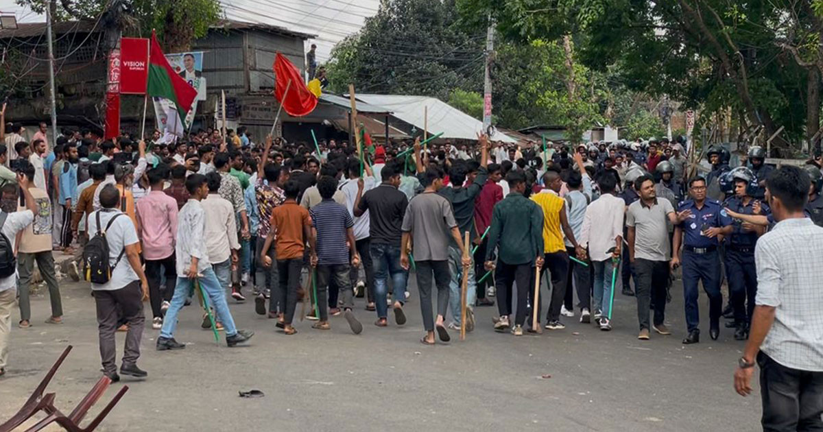 ছাত্রদলের কমিটি নিয়ে উত্তেজনা, ১৪৪ ধারা