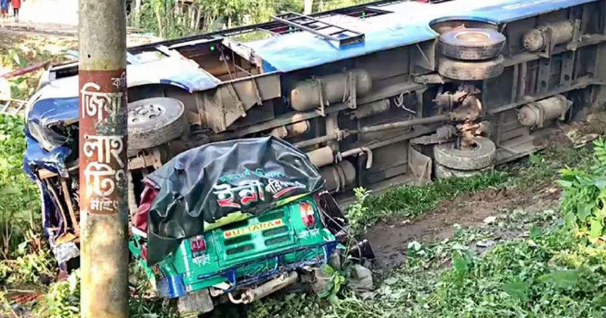 সিলেট-সুনামগঞ্জ মহাসড়কে প্রাণ গেল ৬ জনের