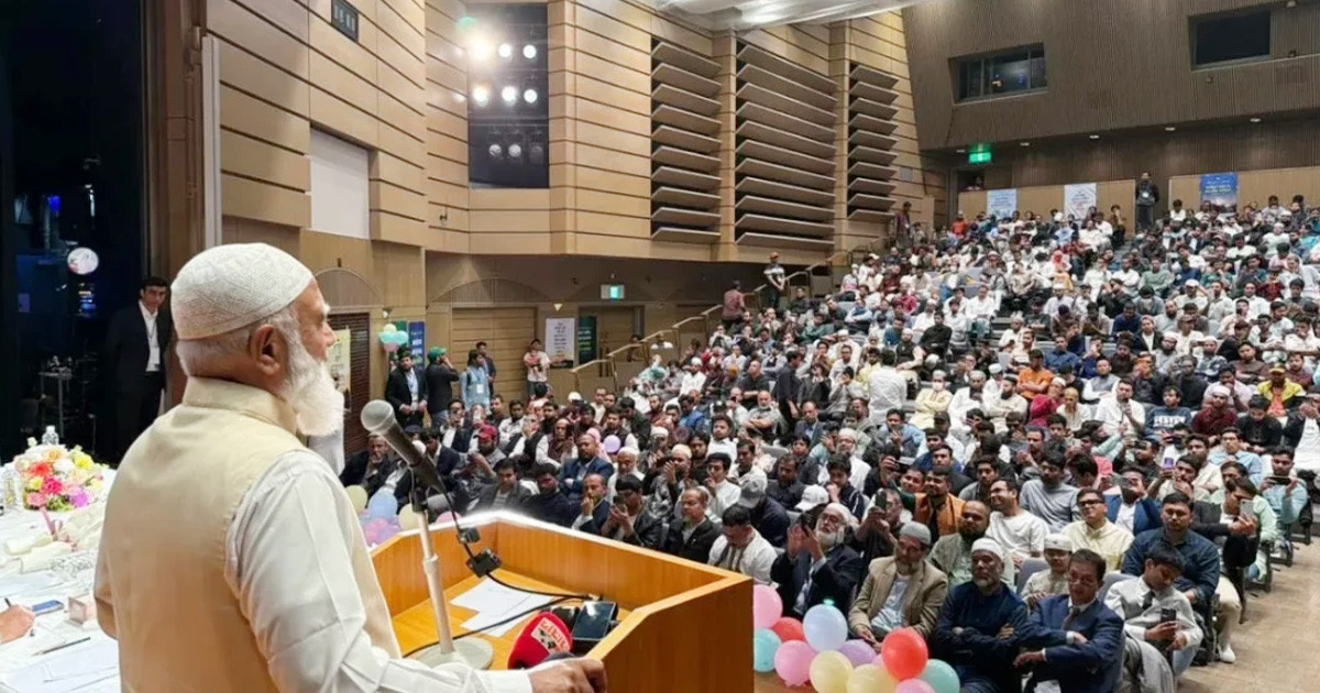 টোকিওতে জামায়াত আমিরকে বর্ণাঢ্য নাগরিক সংবর্ধনা