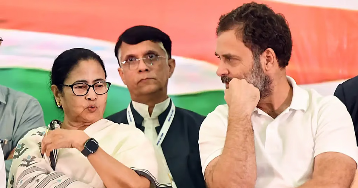 মমতার পাশে রাহুল: তিনিও বললেন, ‌‘ইসির মদদে ভোট চুরি করেছে বিজেপি’