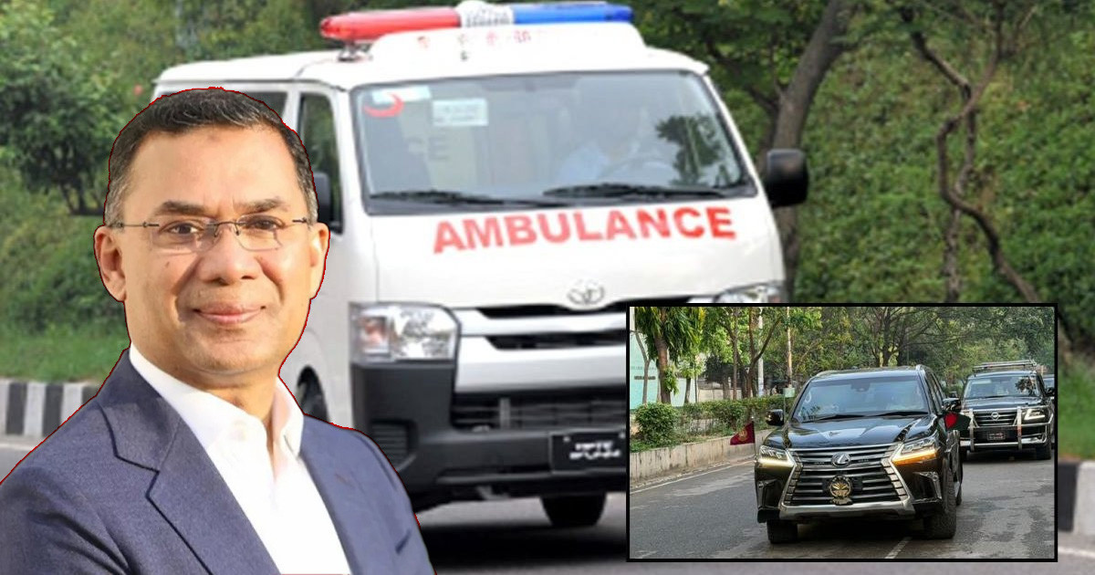 গাড়িবহর থামিয়ে অ্যাম্বুলেন্সকে পথ করে দিলেন প্রধানমন্ত্রী