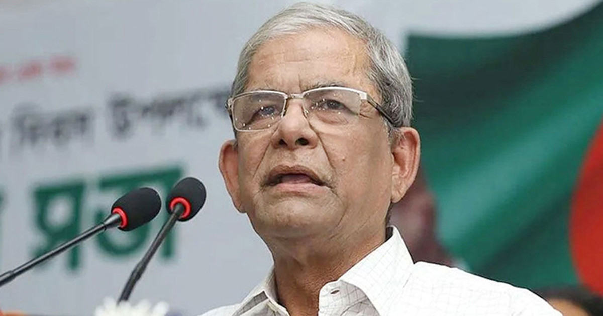 আমরা কেউ চাই না আবার দেশে কোনো গোলযোগ হোক: মির্জা ফখরুল