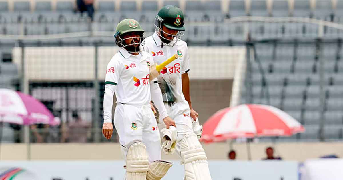১৭৯ রানের লিড নিয়ে চতুর্থ দিন শেষ করল বাংলাদেশ