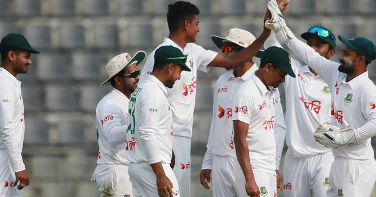 পাকিস্তানের বিপক্ষে দ্বিতীয় টেস্টের স্কোয়াড ঘোষণা বাংলাদেশের