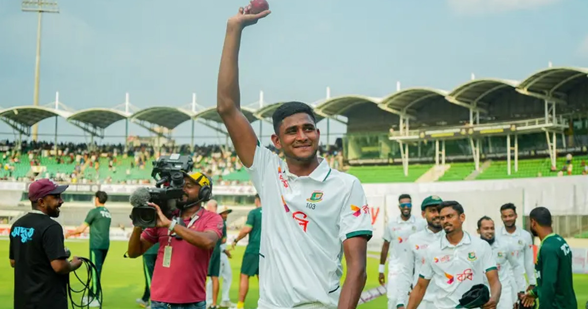 প্রথম বাংলাদেশি পেসার হিসেবে নাহিদ রানার অনন্য রেকর্ড