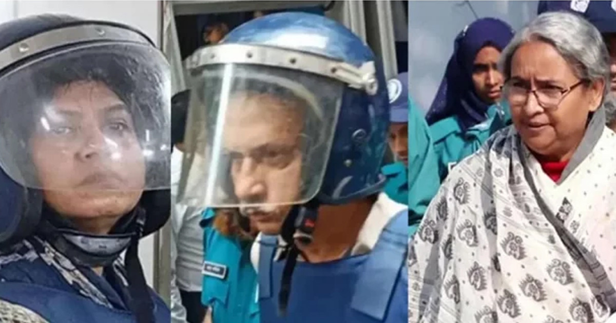 দীপু মনি-রুপা-মোজাম্মেল বাবুকে আনা হলো ট্রাইব্যুনালে