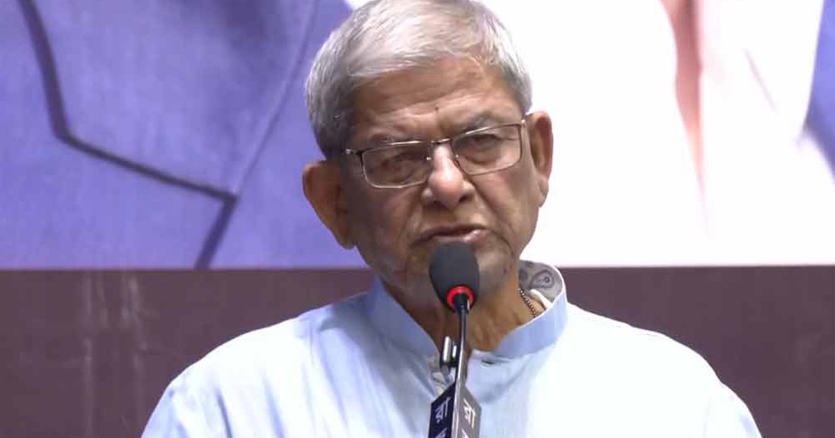 বাংলাদেশের স্বার্থ অক্ষুণ্ন রেখেই ফারাক্কা চুক্তি নবায়ন হবে: মির্জা ফখরুল