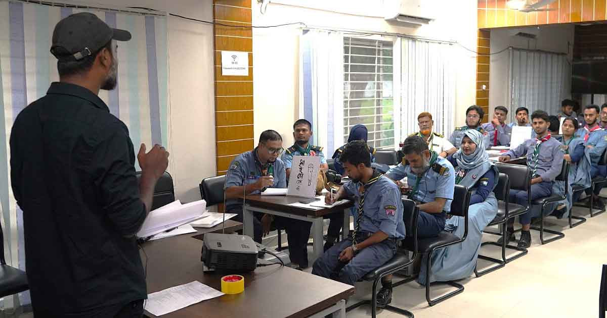 জেলা ও আঞ্চলিক মিডিয়া টিম গঠনে বাংলাদেশ স্কাউটসের জাতীয় ওয়ার্কশপ