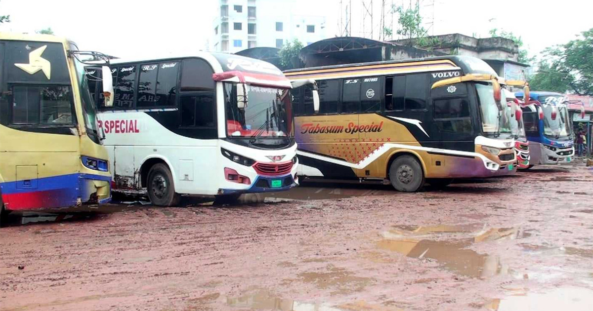 রাজশাহীতে সব ধরনের বাস চলাচল বন্ধ