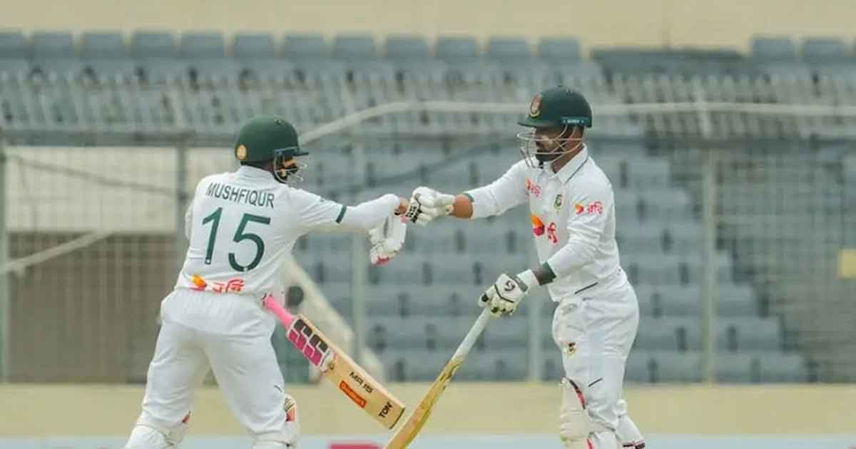 সিলেট টেস্টেও চালকের আসনে বাংলাদেশ