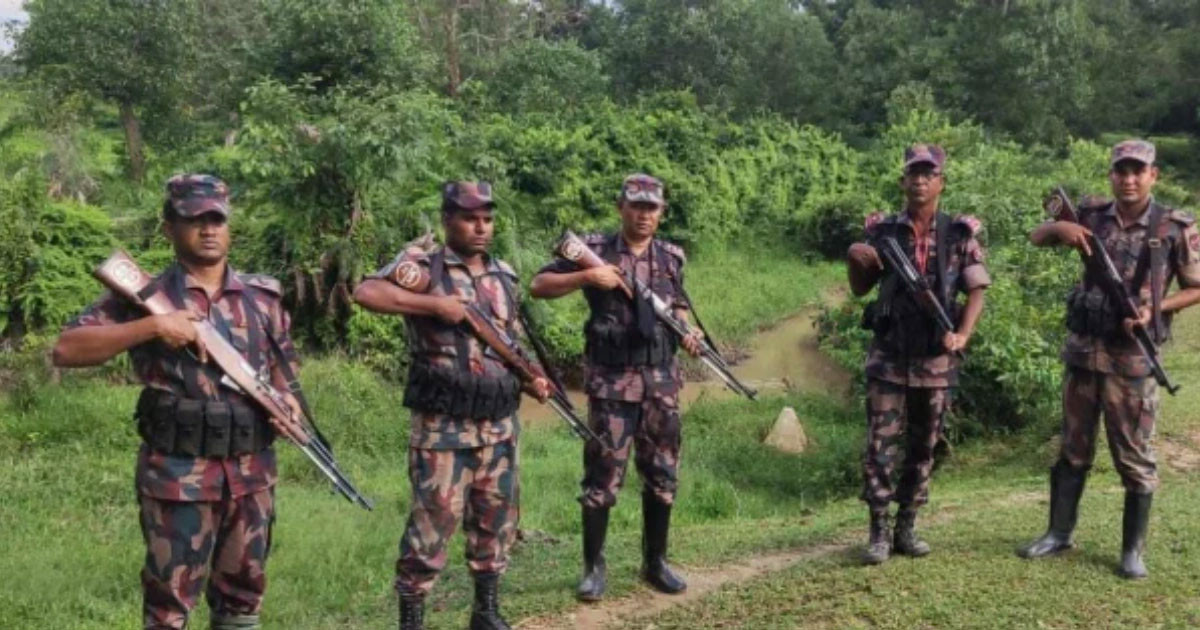 বিএসএফের গুলির জবাবে বিজিবির পাল্টা ফায়ার