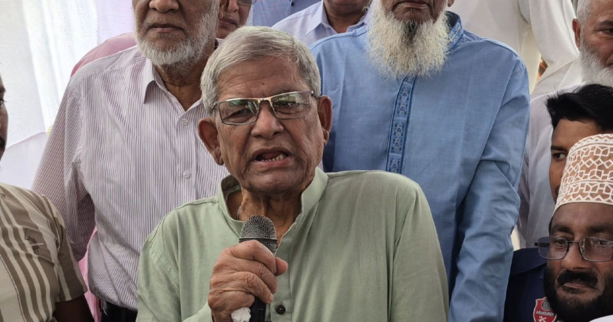 আমার দেওয়া প্রতিশ্রুতি রক্ষা করতে চাই: মির্জা ফখরুল