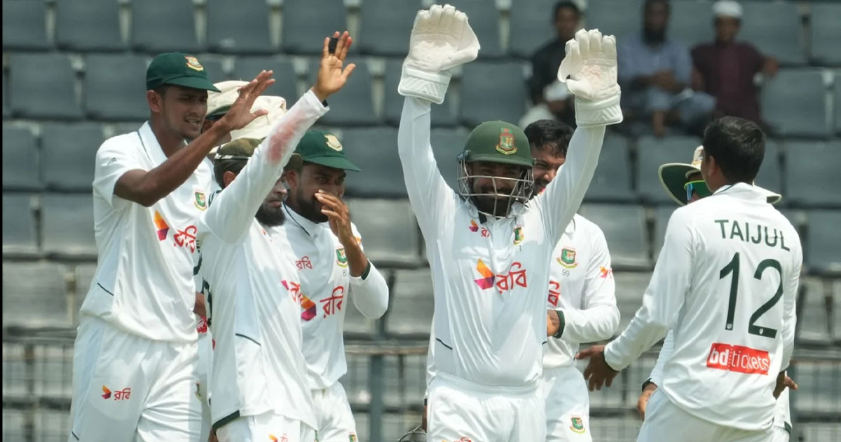 পাকিস্তানকে হটিয়ে টেস্ট র‌্যাঙ্কিংয়ে প্রথমবারের মতো সাতে উঠল বাংলাদেশ